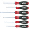 Wiha 308 HK6 6-delige SoftFinish Schroevendraaierset - Sleuf/Philips