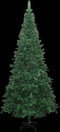 vidaXL - Kunstkerstboom - met - verlichting - en - kerstballen - L - 240 - cm - groen