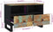vidaXL - Tv-meubel - 70x33x46cm - massief - teruggewonnen - hout