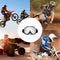 Motorbril, ATV Dirt Bike Off Road Racing MX-rijbril, anti-UV-veiligheidsbril, winddichte stofdichte