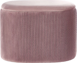 RICHLAND - Poef - Roze - 55 cm - Fluweel