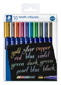 Staedtler - Kalligrafiepen metallic ass