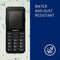 KX-TU260EXB 4G Seniorentelefoon met Grote Knoppen en SOS-functie - Zwart, 2,4 inch