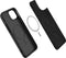 Spigen ACS04946 - iPhone 14 Plus - Soft case - Vegan leer - MagSafe - Zwart