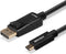 Lindy 43305 - USB-C naar DisplayPort Aansluitkabel 5 m 4K UHD - Zwart
