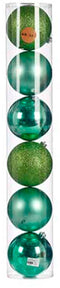 Set kerstballen 15 x 16 x 15 cm Groen Plastic (4 Stuks)