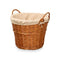 Mand Kipit HX31037 Natuurlijk Polyester vlechtwerk Stof 50 % katoen 50 x 42 x 45 cm (6 Stuks)