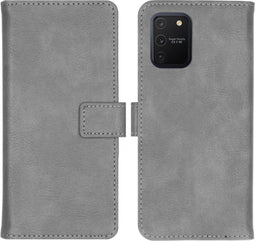 iMoshion Hoesje Geschikt voor Samsung Galaxy S10 Lite Hoesje Met Pasjeshouder - iMoshion Luxe Bookcase - Grijs