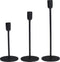 Arti Casa Kandelaars - Set van 3 - Metaal - Ø2 cm - Zwart (3 stuks)