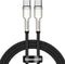 Baseus Cafule Series - USB-C naar USB-C Kabel - 100W 1m - Zwart
