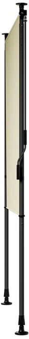 Juskys Barbados - Verticale Zonnescherm - Uitschuifbaar UV-bestendig - Beige