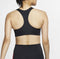Nike W NK DF SWSH 1PP BRA BV3636 - Medium Support Sportbeha - Zwart - M