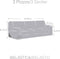 Bankbedekking Eysa ROC Donker grijs 70 x 120 x 260 cm