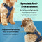 Jake and Jacky Hondentuigje - Anti-Trek Tuig - Y Tuig Hond - Reflecterend - Blauw - M