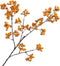 Silk-ka Kunstbloem-Zijde Bessentak Oranje-Geel 82 cm