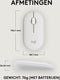 Logitech Pebble 2 M350s - Draadloze Muis - 3 apparaten - Gerecycled plastic