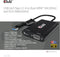 Club 3D CAC-1611 - USB Gen1 Type-C/-A naar Dual HDMI (4K/30Hz) / VGA (1080/60Hz) - Zwart