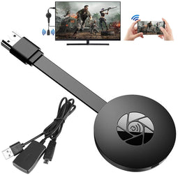 MiraScreen - Draadloze WiFi Display Dongle - 4K HDMI Adapter - Dual Band 2.4G & 5G - Geschikt voor Android iOS Windows Mac