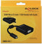 Delock 65558 - Micro HDMI naar VGA + 3,5mm audio - Zwart