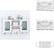vidaXL Wandschap - Wandplank - 2 deurtjes met glas - wit