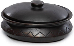 The Burned pot Pattern zwart 26cm