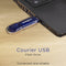 Integral Courier - USB Flash Drive 64GB - Lezen 12MB/s Schrijven 3MB/s - Blauw
