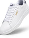 PUMA Smash 3.0 L - Unisex Sneakers - Gevoerde kraag - PUMA White-PUMA Navy-PUMA Gold