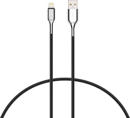 Cygnett Armoured Braided Lightning to USB Kabel 1m - Zwart