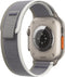 Apple Watch Ultra 2 - GPS + Cellular - 49mm - Titanium kast met Groen/Grijs Trail Loop - M/L
