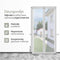 O'DADDY® Deurgordijn Deluxe FIBER - Magnetisch Vliegengordijn - Zelfsluitend - Wit - 100x230 cm