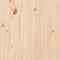 vidaXL - Hoge - kast - 89x34x116,5 - cm - massief - grenenhout