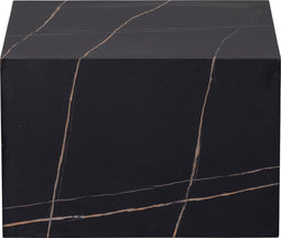 WOOOD Benji Salontafel - Marmerlook - Zwart - 40x60x60