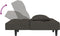 vidaXL - Slaapbank - 2-zits - met - 2 - kussens - fluweel - donkergrijs