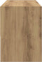 vidaXL - Schoenenrek - stapelbaar - 89,5x30x40 - cm - artisanaal - eikenkleurig