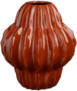 Mica Decorations Vaas Altea - 24.5x24.5x28 cm - Keramiek - Rood
