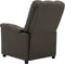 vidaXL Leunstoel stof taupe
