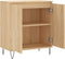 vidaXL - Dressoir - 60x35x70 - cm - bewerkt - hout - sonoma - eikenkleurig