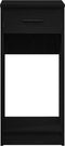 vidaXL - Computertorenstandaard - met - lade - 35x45x77 - cm - zwart