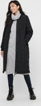 ONLY ONLJESSICA X-LONG QUILTED COAT - Gewatteerde Jas - Extra lange lengte 113 cm - Maat XL