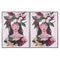Schilderij DKD Home Decor 103 x 4,5 x 143 cm Blommor Scandinavisch (2 Stuks)