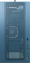 Montech SKY TWO - Tower Behuizing - Gehard Glas - Blauw