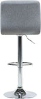 Set van 2 barstoelen MARION Draaibaar Lichtgrijs