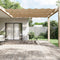 vidaXL - Luifel - verticaal - 100x360 - cm - oxford - stof - taupe