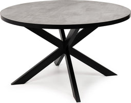 Stalux Eettafel - Tafel Daan - Duurzaam - Modern Design - Onderhoudsvriendelijk - Beton - 135 cm