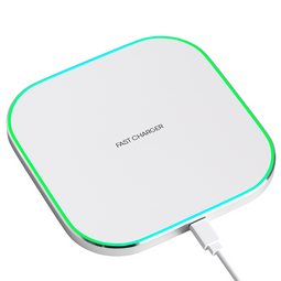 Strex Draadloze Oplader 15W - Inclusief Kabel - QI Snellader - Wireless Charger - Fast Charger - LED