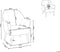 Fauteuil LOKEN Stof Grijs