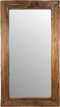 HSM Collection-Rechthoekige Spiegel Rustiek-200x3x100-Naturel-Teak