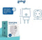 Gologi Slimme stekker - Smart plug - Energieteller - WIFI - Google Home & Amazon Alexa - Wit