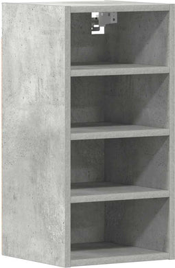 vidaXL - Hangkast - Riga - 30x29,5x60 - cm - bewerkt - hout - betongrijs