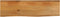 vidaXL - Tafelblad - met - natuurlijke - rand - 100x30x3,8 - cm - massief - mangohout